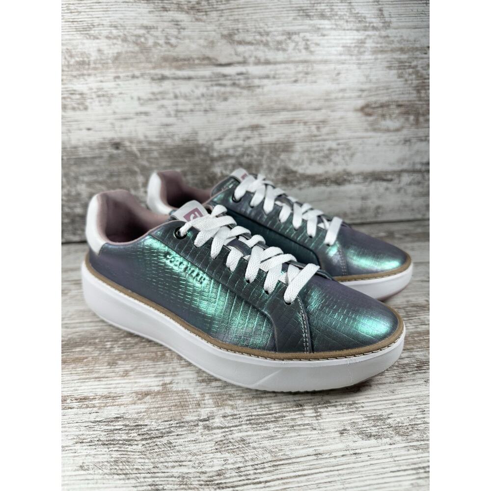 Women's Cole Haan GrandPro Topspin Hologram/Iridescent Sneakers Sz 7.5B